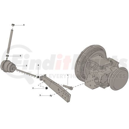 4030077 by CUMMINS - KIT,WASTEGATE ACTUATOR