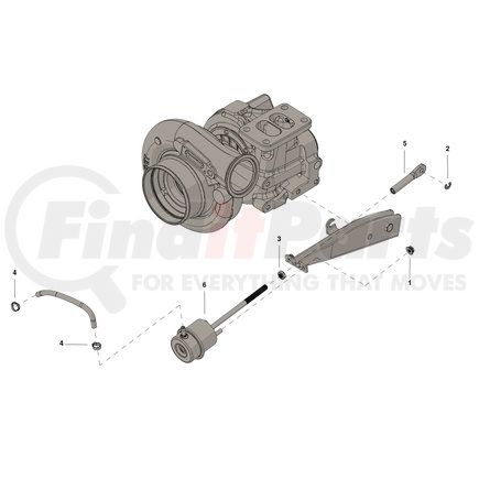 4034253 by CUMMINS - Non-Returnable, Variable Geometry Turbocharger Actuator Kit