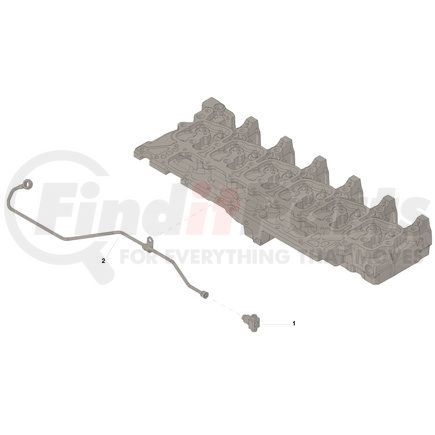 4024892 by CUMMINS - TUBE,FUEL DRAIN