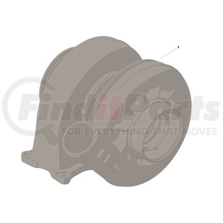 4089876 by CUMMINS - Non-Returnable, Heat Exchanger 82 Water Cooler Turbocharger
