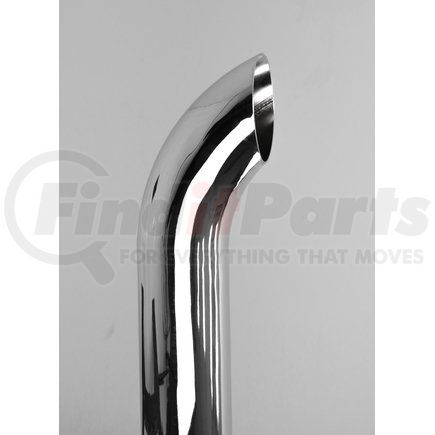 48417 by POWER PRODUCTS - 4" Chrome Stack - Curved ID