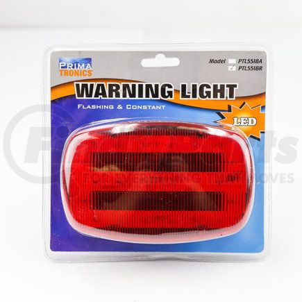 PTL5518R by HD VALUE - HDV RED FLASHING 18 LED STROBE MAGMOUNT