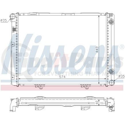 62721A by NISSENS - Radiator