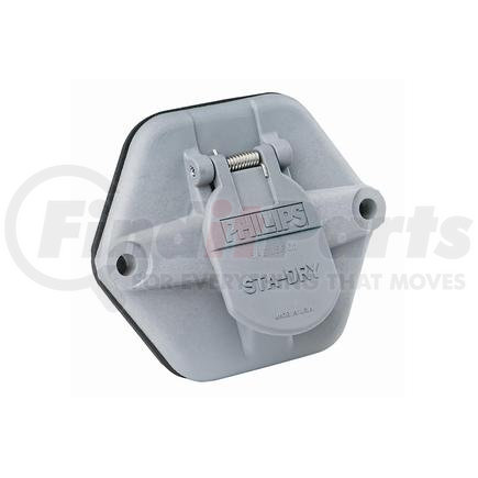 16-762-1 by PHILLIPS INDUSTRIES - Socketbreaker-STA-DRY®, Composite 7 Pin, with 20 Amp Circuit Breakers