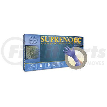 SEC3753XL by MICROFLEX - Supreno® EC Powder-Free Extended Cuff Nitrile Examination Gloves, Blue, 3XL