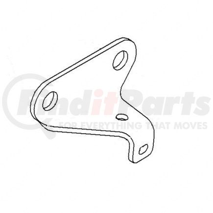 1712474001 by FREIGHTLINER - BRACKET END FIXED LOWER R