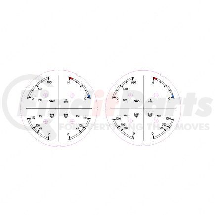 W22-00013-038 by FREIGHTLINER - GAUGE-AIR