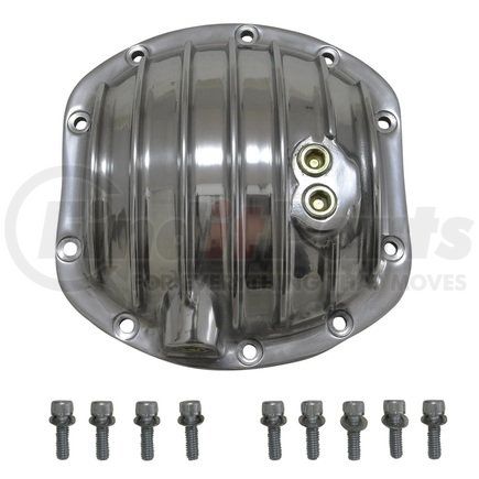 YP C2-D30-STD by YUKON GEAR & AXLE - Polished Aluminum Replacement Cover for Dana 30 standard rotation