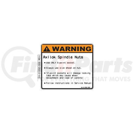 24-01092-000 by FREIGHTLINER - LABEL-AXI