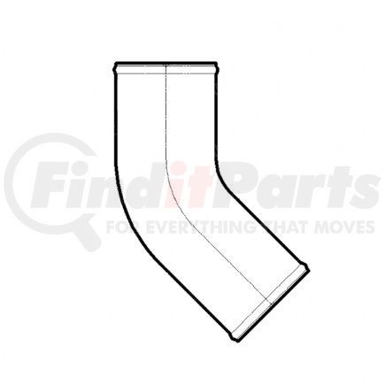 01-23151-000 by FREIGHTLINER - TUBE-CHARGE-AIR-COOLER,LH S60