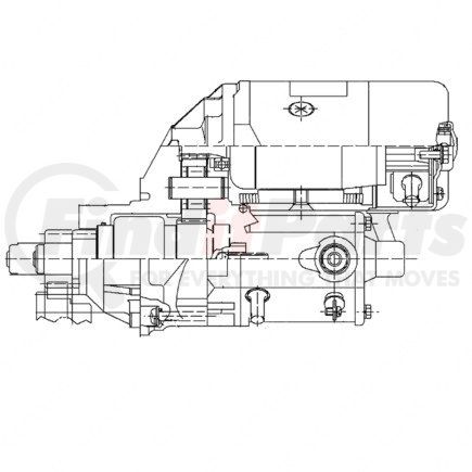 01-27284-000 by FREIGHTLINER - STARTER-2.7KW,TUNGSTEN