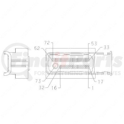 23-13153-069 by FREIGHTLINER - CONNECTOR-PLUG,ELECTRICAL-73CA