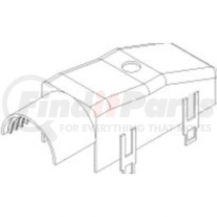 23-13154-609 by FREIGHTLINER - BKSHL STRN RLF BK 25MM LH EXIT