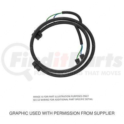 A66-01823-001 by FREIGHTLINER - HARNESS-FUELHTR,OL,CHSF,WIF,HI