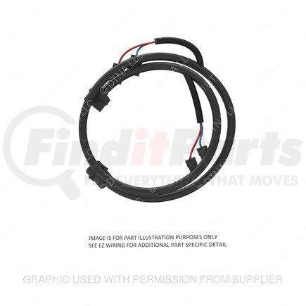 A66-04563-000 by FREIGHTLINER - HARNESS-CB EXTN SPKR,SLPR,DUAL