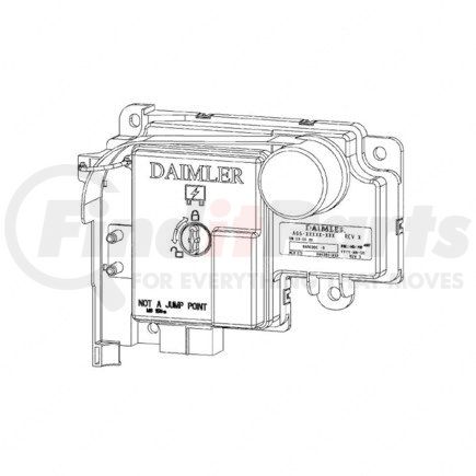 A66-18649-001 by FREIGHTLINER - MDL-BCA,HL 90/CB W/CNTR, P4,