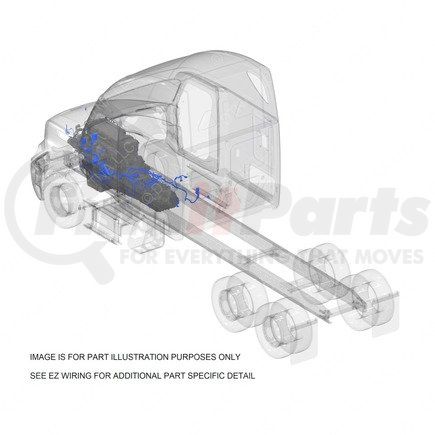 S80-00000-052 by FREIGHTLINER - HARN,ENGINE,P3,7