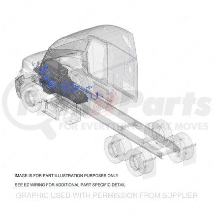 S80-00000-116 by FREIGHTLINER - HARN,ENGINE,P3,10