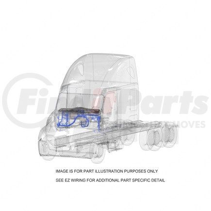 S67-00111-015 by FREIGHTLINER - HARN,DASH,P4,10/OBD16/GHG17