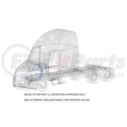 S82-00009-804 by FREIGHTLINER - HARN,FRONTWALL,P2,7