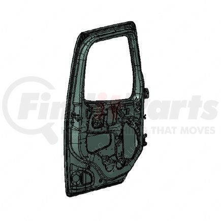 Z18-71221-026 by FREIGHTLINER - DOOR-CAB,M2,LGRBHDL,LH