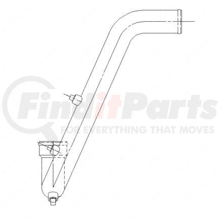 A05-15664-000 by FREIGHTLINER - TUBE, COOLANT