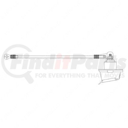 A06-24049-075 by FREIGHTLINER - RCPT-1 WAY HARN 6GA WIRE