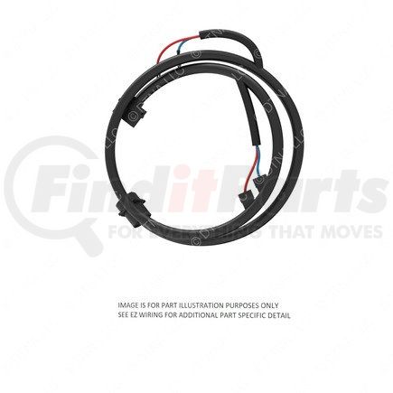 A06-59678-000 by FREIGHTLINER - HARN-B/U LAMP WIRING,