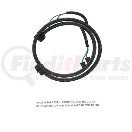 A06-66834-001 by FREIGHTLINER - HARNESS-DASH,VORAD,LG,FLOOR AN