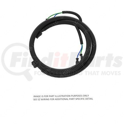 A06-77340-001 by FREIGHTLINER - HARNESS-HOOD,LH,24U,122SFA,W/A