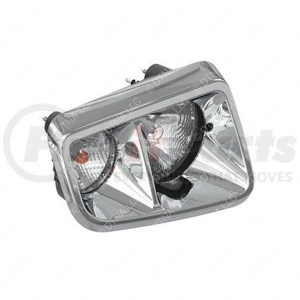 A06-88572-009 by FREIGHTLINER - HEADLAMP-CHROME BEZEL,RH