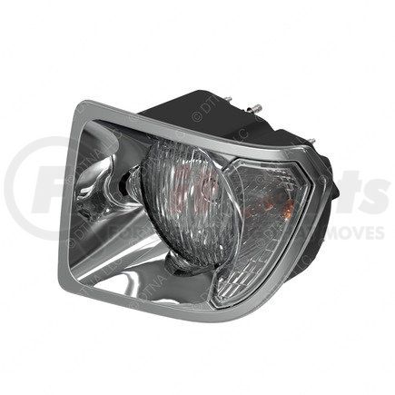 A06-88632-006 by FREIGHTLINER - HEADLAMP-CHROME BEZEL,LH