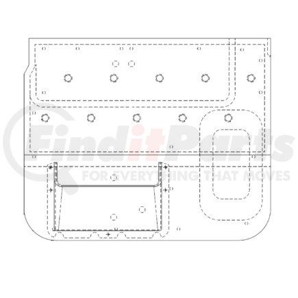 A18-37246-500 by FREIGHTLINER - PANEL-DOOR,CAB,INTERIO