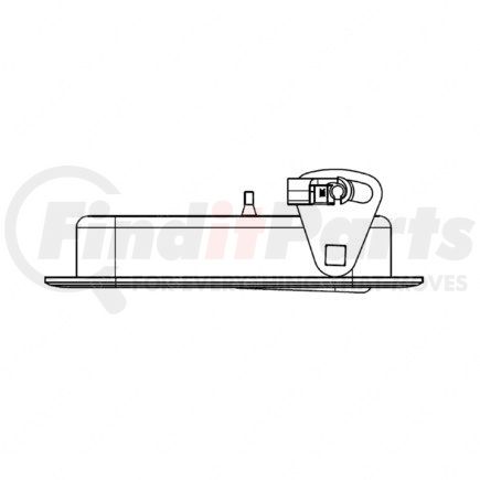 A18-68371-000 by FREIGHTLINER - HANDLE-RELEASE,INT,PTD,DOOR,LH