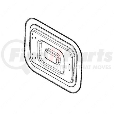 A18-71555-000 by FREIGHTLINER - DOOR-BAGGAGE,36 SLPR