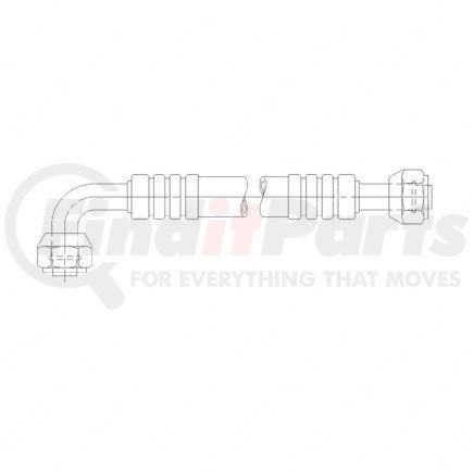 A22-32670-053 by FREIGHTLINER - HOSE ASSY, A/C,  12, STR/