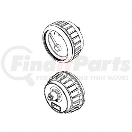 A22-63877-002 by FREIGHTLINER - GAUGE-LIFT AXLE  No.2, PSI