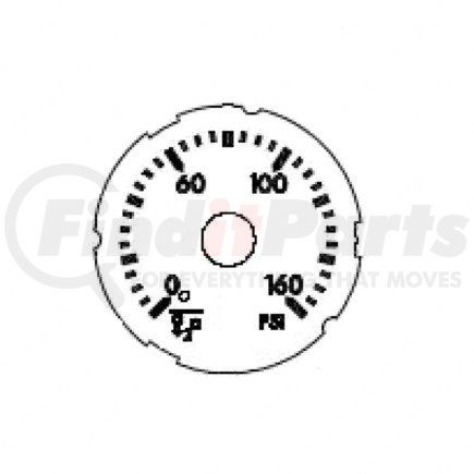A22-71049-103 by FREIGHTLINER - GAUGE-ICU4ME,AXLE LIFT 2,BRIGH