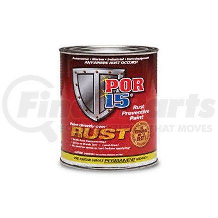 45308 by ABSOLUTE COATINGS (POR15) - Rust Preventive, Silver, Pint