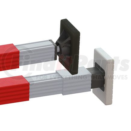 080-01055 by FLEET ENGINEERS - SL-30 Series Bar, 84"-114" Articulating and Fixed Feet-Black powder coat