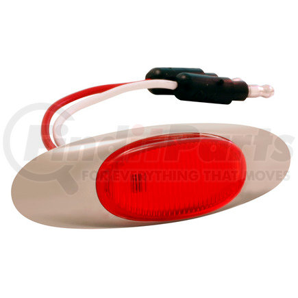 47952-3 by GROTE - MicroNova® LED Clearance / Marker Lamp, with Chrome Bezel, P2, Red