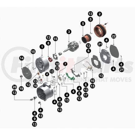 10459076 by DELCO REMY - 26SI Remanufactured Alternator