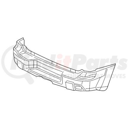 8123356260 by ISUZU - Bumper Cover - Isuzu (8123356260)