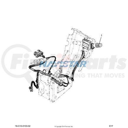 2518032C1 by NAVISTAR - SWITCH,TURNSIGNAL