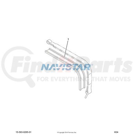 2643614R1 by NAVISTAR - LINING FUEL TANK
