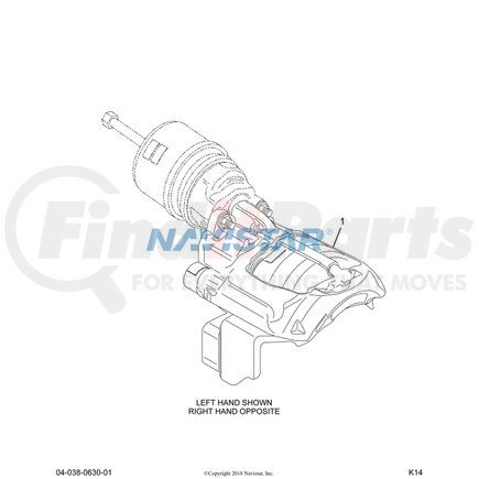 BXK065544 by NAVISTAR - SPRING B