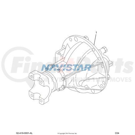 2507920C91 by NAVISTAR - INTERNATIONAL DIFFERENTIAL FD 6