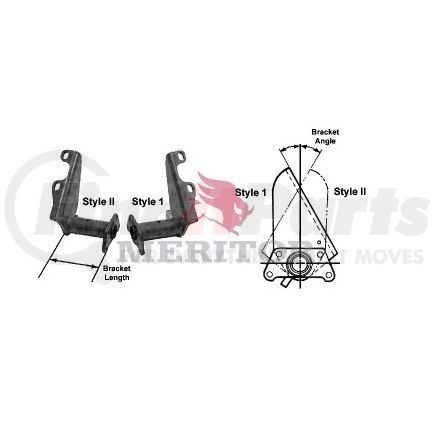 A613299S1553 by MERITOR - Meritor Genuine Camshaft Bracket