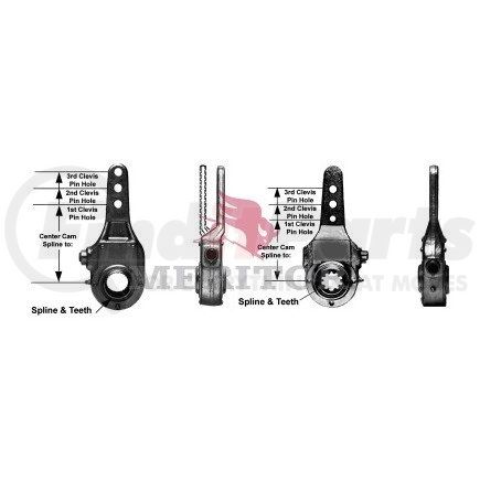 R825015 by MERITOR - Air Brake - Manual Slack Adjuster