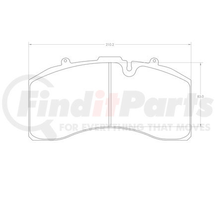 Performance Friction 1369.10 1369.10,Carbon Metallic® Disc Brake Pads